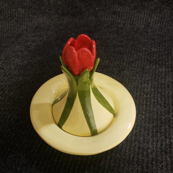 NWT- Budding Flower Little Tagine ( cooking pot)- Handmade by Giesla Pferdekampe - Picture 2 of 3